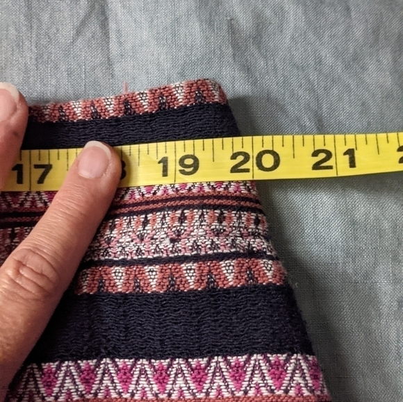 Loft Boho Cotton Tapestry Striped Shorts 14 - Picture 10 of 11